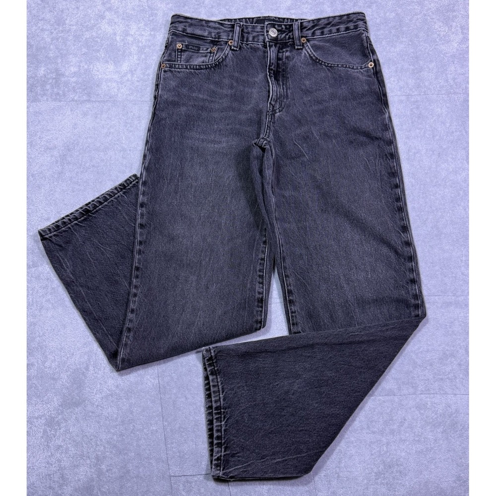 Polo Ralph Lauren Jeans Boys 14R 27x27 Black Lynwood Relaxed Normcore USA